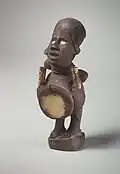Nkisi figure, from the collection of the Brooklyn Museum