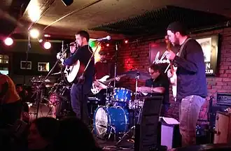 Brother & Co. performing at Johnny D's in Somerville, Massachusetts
