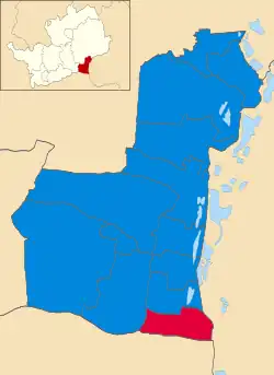 2010 results map