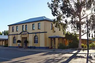 The state heritage listed Bruce Rock shire offices, 2014