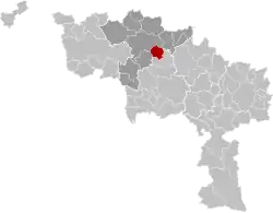 Location of Brugelette in Hainaut