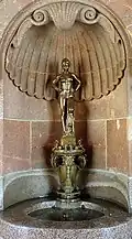 Decorative fountain Bathing girl