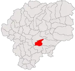 Location in Bistrița-Năsăud County