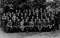 Budapest-Fasori Evangélikus Gimnáziuim. The highschool class in 1919. Gábor Kornél Tolnai is in the third raw, the fifth from the right and his classmate Eugene Wigner is in the front (first) raw, the second from the right.