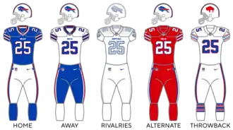 Buffalo Bills uniforms