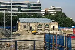 Old station building soon after relocation