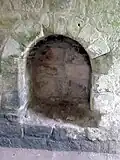 The other ambry recess in the sacristy.