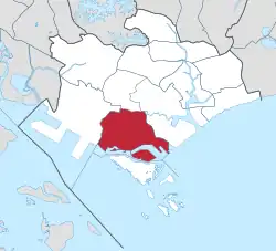 Location in the Central Region