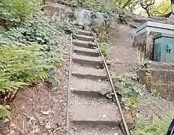 Top end, uphill view