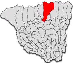Location in Gorj County