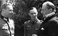 In the center a Sonderführer (O) as interpreter, France.