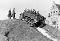 Captured Unic-Kégresse P107 in use by the Wehrmacht in Belgium, November 1940