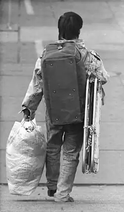 1990: Vietnamese costermonger in Gera