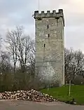 Bergfried Oberburg, a tower near this castle