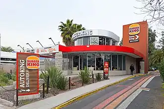 A Burger King restaurant in Santiago, Chile