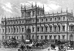 Image of Burlington House, London, in 1873