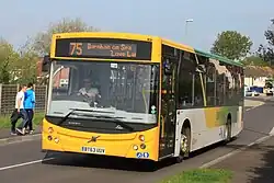 Webberbus MCV Evolution 2 bodied Volvo B7RLE in Burnham-on-Sea in May 2014