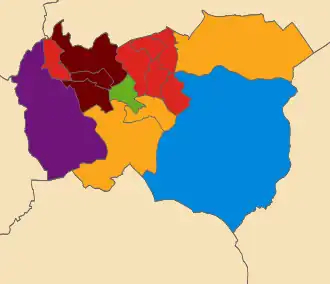 2019 &nbsp;&nbsp;Labour Party: 6 &nbsp;&nbsp;Liberal Democrats: 3 &nbsp;&nbsp;Burnley and Padiham Independent Party: 3 &nbsp;&nbsp;Conservative Party: 1 &nbsp;&nbsp;Green: 1 &nbsp;&nbsp;UK Independence Party: 1