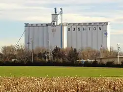 Grain elevator in Bushton (2004)