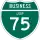 Business Loop Interstate 75 marker