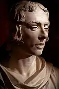 Plaster cast of Desaix' bust by Angelo Pizzi, after his death mask.