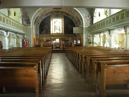 View of the nave