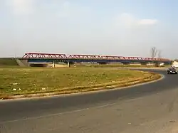 The Mărăcineni Bridge, over the Buzău River