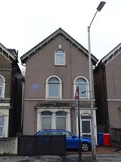 A photograph of a house