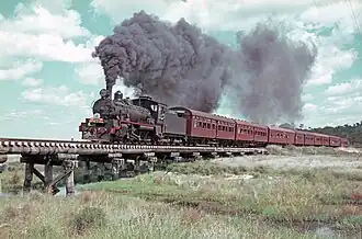 C17 locomotive near Greymare, 1967