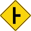 WA-13 Side road intersection