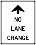 No Lane Change (Straight)