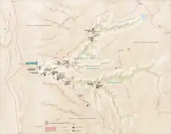 Canyon de Chelly National Monument canyons, and the additional 2 canyons at southwest