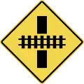 Railway crossing ahead