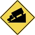 Steep descent