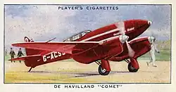 de Havilland Comet (Player's Cigarettes 1935)