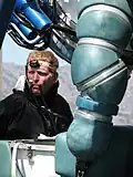 CDR Dituri in a One Atmosphere Suit