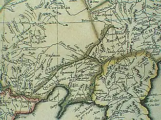 An early-18th-century French Jesuit map showing the Willow Palisade (Barriere de Pieux) surrounding Liaodong (Leao-tong), with an additional branch going northeast, to separate the Mongols and the Manchus