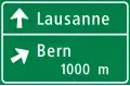 4.67 First information about junction ahead