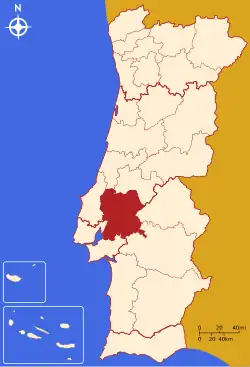 Location of Lezíria do Tejo