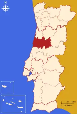 Location of Coimbra