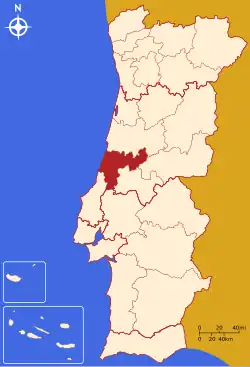 Location of Região de Leiria
