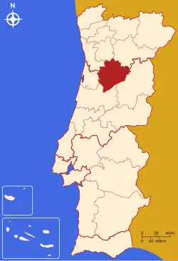 Location of Viseu Dão Lafões