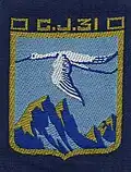 Insignia of CJF 31 (second model).