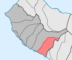 Location of Arco da Calheta