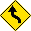 PG-4b Double gentle curve to the left