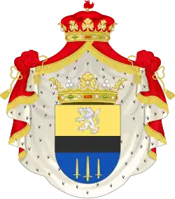 Coat of Arms as Marquess of Portago (1943-1957)