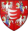 Lesser coat of arms of the Polish–Lithuanian Commonwealth during the reign of Stephen Báthory (1576–1586)