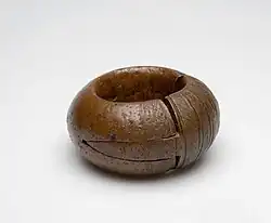 Bracelet; made before 1985; red copper; 5.3 x 10.6 x 10.6&nbsp;cm (1 1⁄16 x 4 3⁄16 x 4 3⁄16 in.); Nationaal Museum van Wereldculturen (the Netherlands)