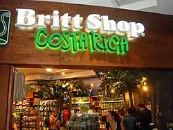 Café Britt storefront