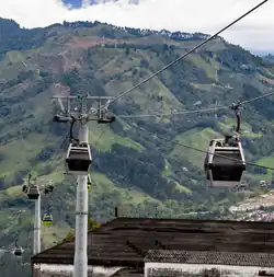 View of the gondolas
